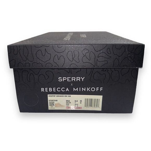 Sperry x Rebecca Minkoff High Top Distressed Sneaker STS87548 Women's 9.5M - Picture 12 of 12